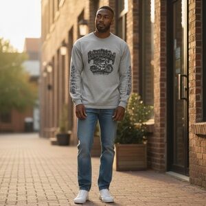 248 - 🏍️ Long Sleeve Artwork Men's T-Shirt